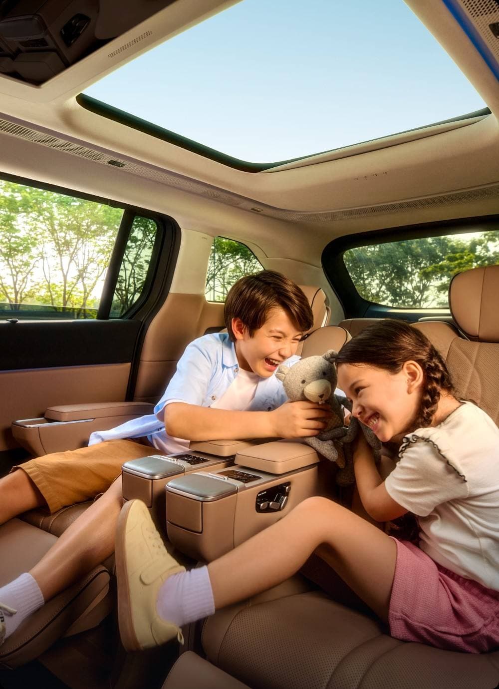 Enjoying playtime together