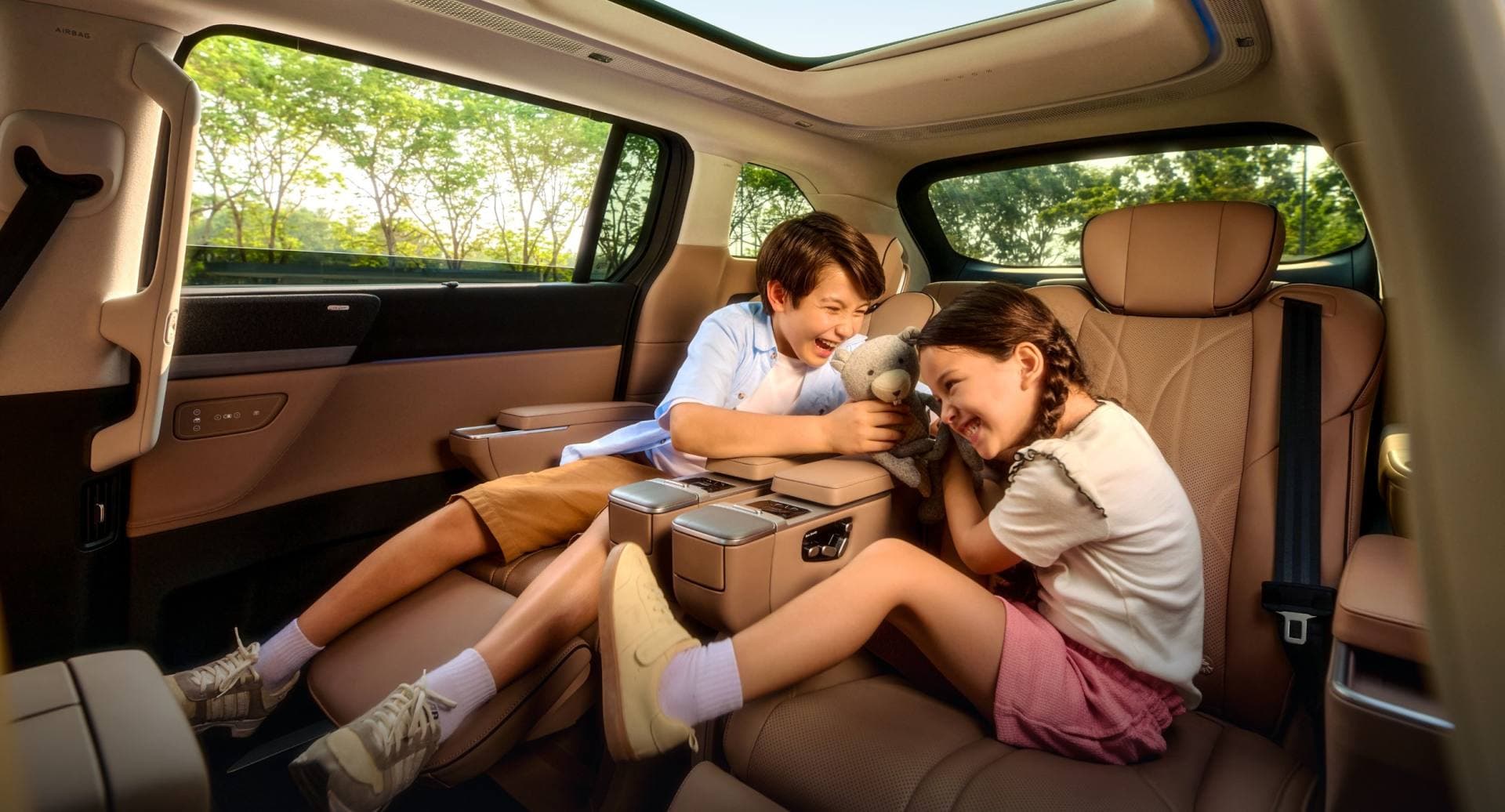 Enjoying playtime together