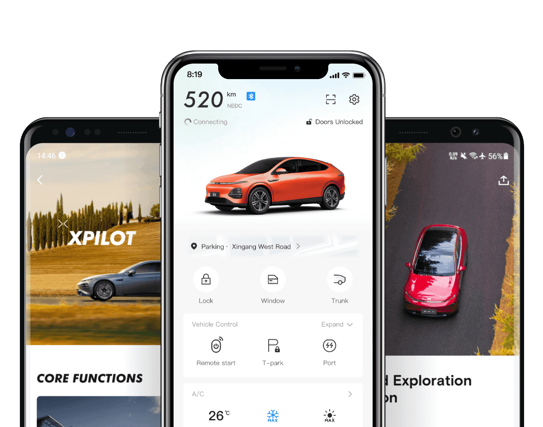XPENG App Screenshots