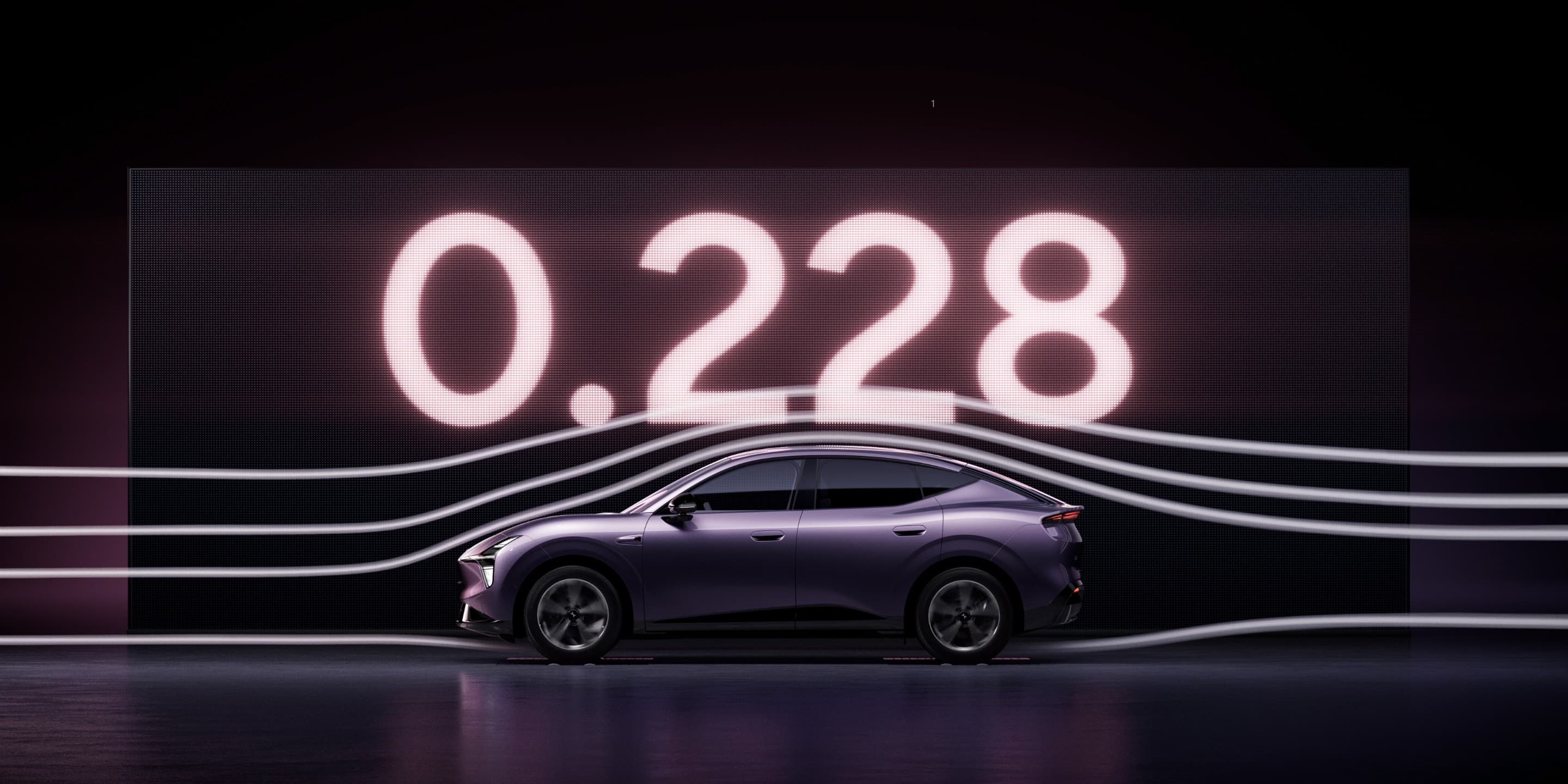 Cd 0.228 Ultra-Low Drag Coefficient