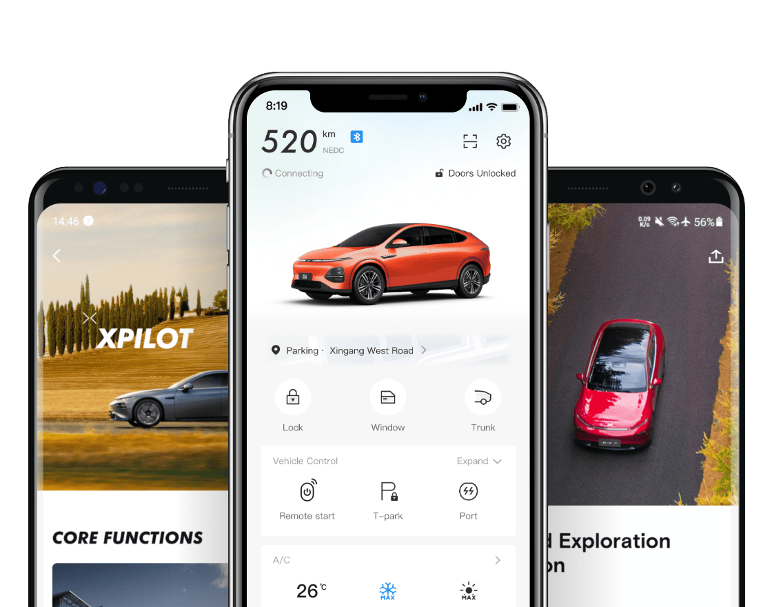XPENG App Screenshots